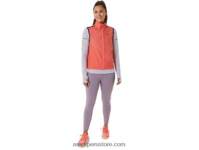 RPVB2502 papaya Asics chaleco plegable metarun para mujer