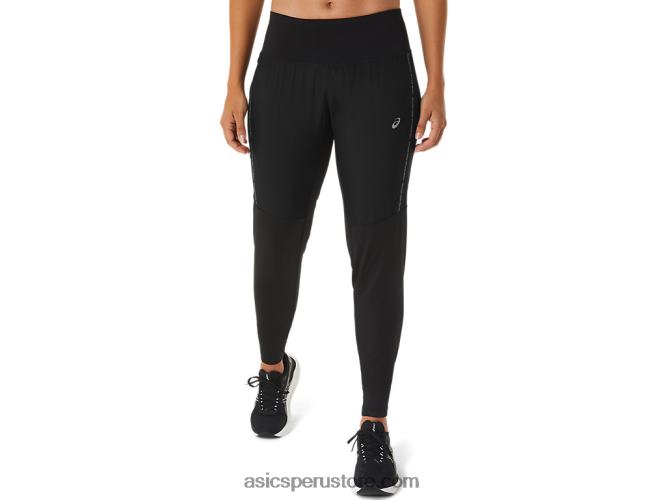 RPVB2504 rendimiento negro Asics pantalón de carrera mujer