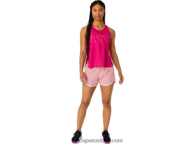 RPVB2519 delirio rosa Asics camiseta sin mangas ventilar actibreeze para mujer