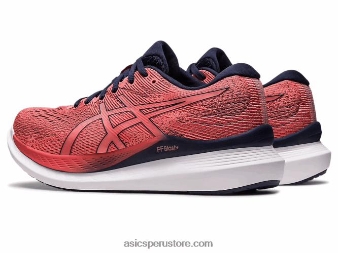RPVB2527 papaya/medianoche Asics planeador 3 de ancho