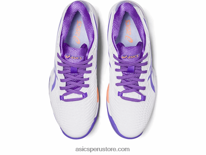 RPVB2551 blanco/amatista Asics solución velocidad ff 2 arcilla