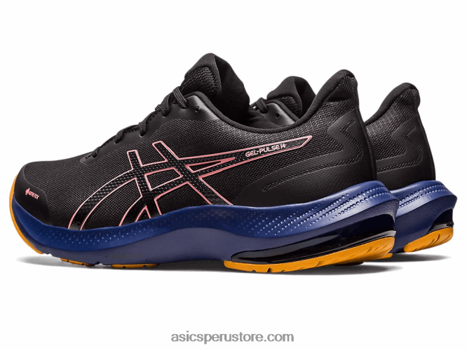 RPVB2552 negro/papaya Asics pulso de gel 14 gtx