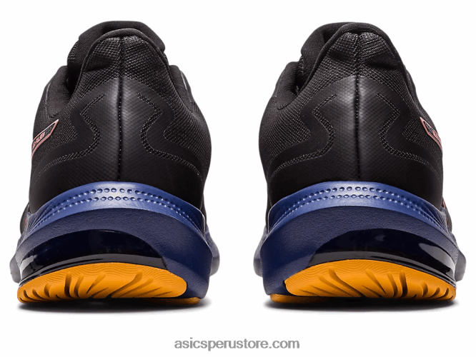 RPVB2552 negro/papaya Asics pulso de gel 14 gtx