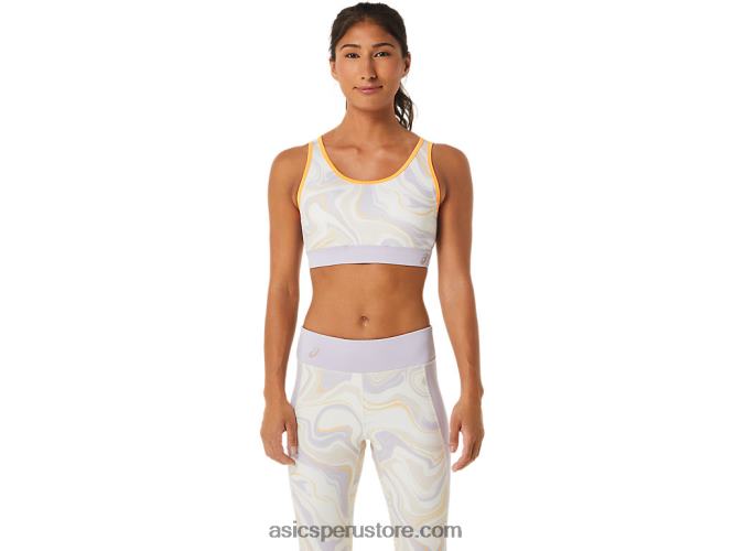 RPVB2562 violeta anochecer Asics sujetador gráfico de mujer
