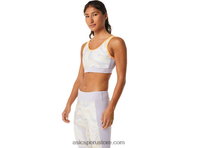RPVB2562 violeta anochecer Asics sujetador gráfico de mujer