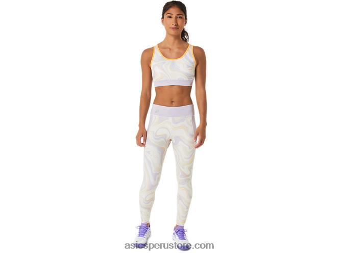 RPVB2562 violeta anochecer Asics sujetador gráfico de mujer