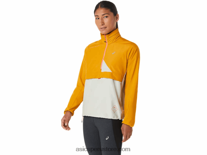 RPVB2568 tormenta de arena/salvia ligera Asics anorak fujitrail mujer