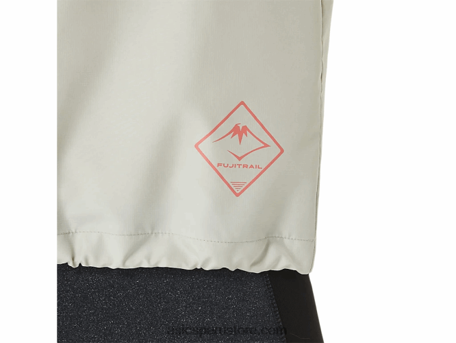 RPVB2568 tormenta de arena/salvia ligera Asics anorak fujitrail mujer