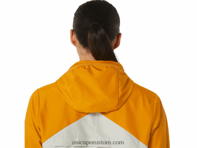 RPVB2568 tormenta de arena/salvia ligera Asics anorak fujitrail mujer