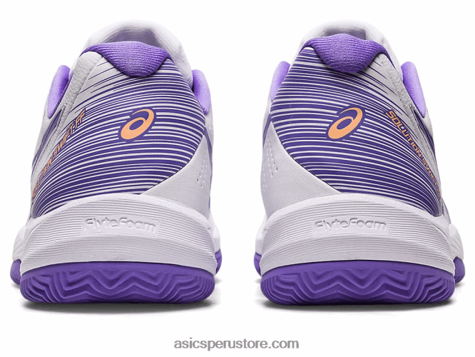 RPVB2569 blanco/amatista Asics solución de arcilla swift ff