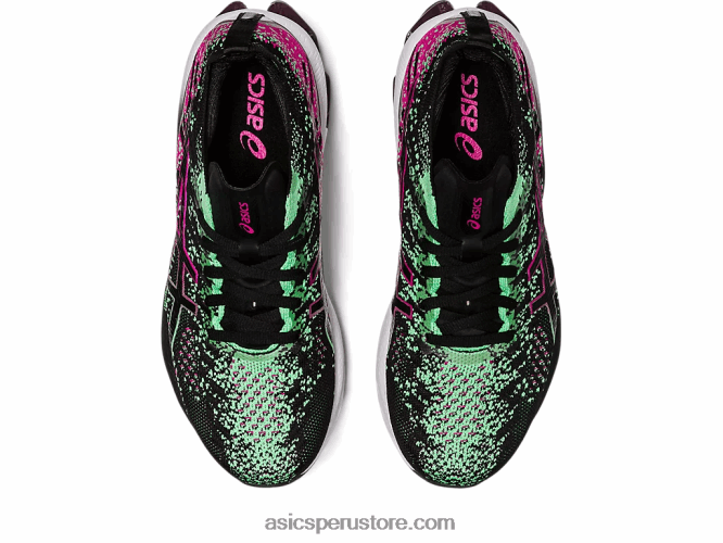 RPVB2581 delirio negro/rosa Asics explosión de gel-kinsei
