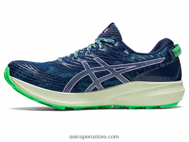 RPVB2639 tinta verde azulado/violeta digital Asics fuji lite 3
