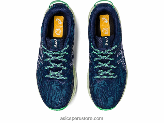 RPVB2639 tinta verde azulado/violeta digital Asics fuji lite 3
