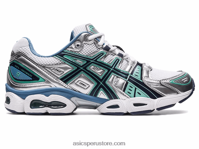 RPVB266 blanco/plata pura Asics gel-nimbus 9