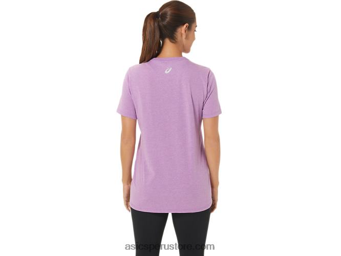 RPVB2734 brezo orquídea Asics w orc luminoso pequeño logo ss crew