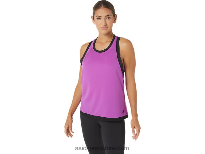 RPVB2737 orquídea Asics camiseta sin mangas kate de malla para mujer