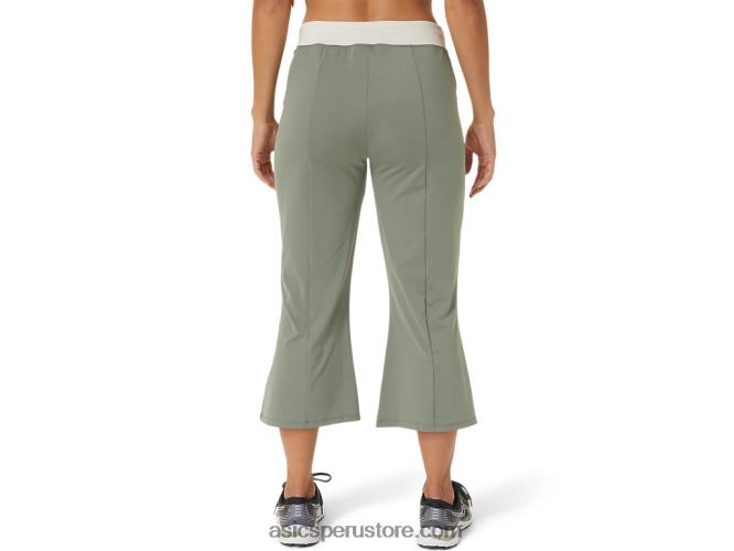 RPVB2740 verde liquen/abedul Asics w pantalones acampanados reutilizados