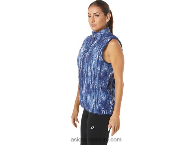 RPVB2758 grand shark tie die/cielo suave Asics chaleco con aislamiento inverso para mujer