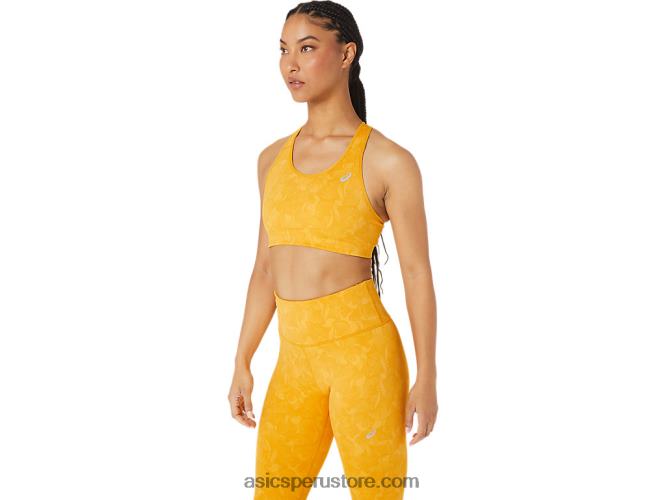 RPVB2761 tigre amarillo Asics sujetador runkoyo jacquard mujer