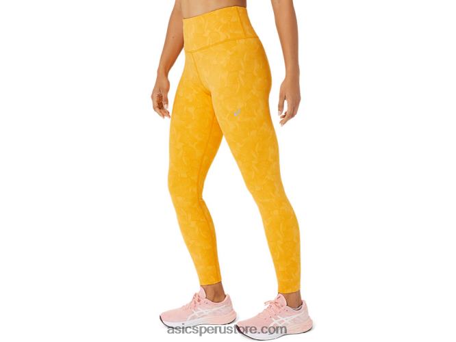 RPVB2770 tigre amarillo Asics mallas mujer runkoyo jacquard