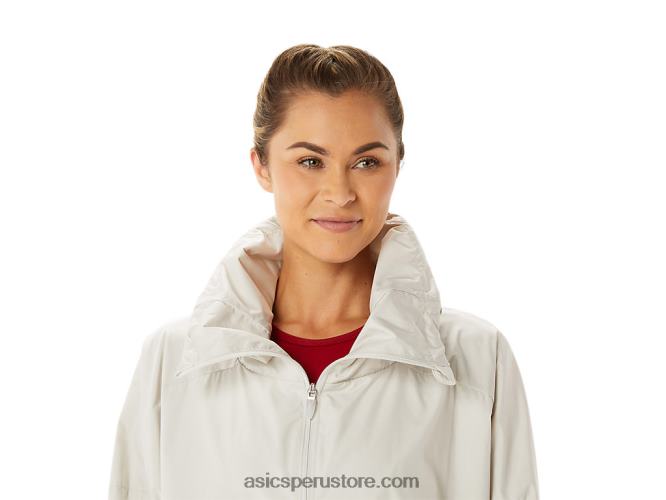 RPVB2776 humo gris Asics chaqueta tejida movekoyo para mujer