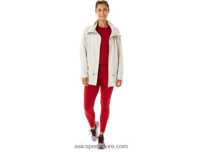 RPVB2776 humo gris Asics chaqueta tejida movekoyo para mujer