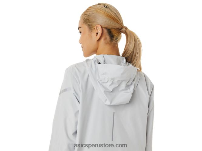 RPVB2785 gris glaciar/negro rendimiento Asics chaqueta de mujer lite-show
