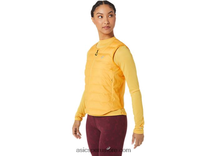 RPVB2789 tigre amarillo Asics chaleco acolchado runkoyo mujer