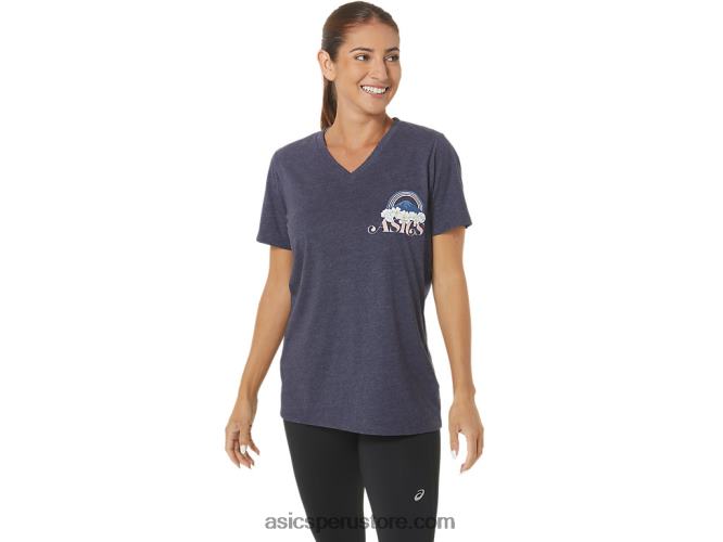 RPVB2797 brezo chaquetón Asics aventura de mujer alanna con cuello en v