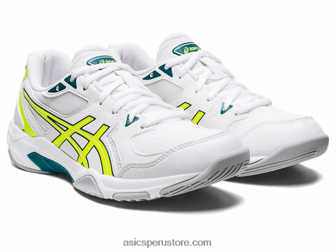 RPVB2808 blanco/amarillo de seguridad Asics gel-cohete 10