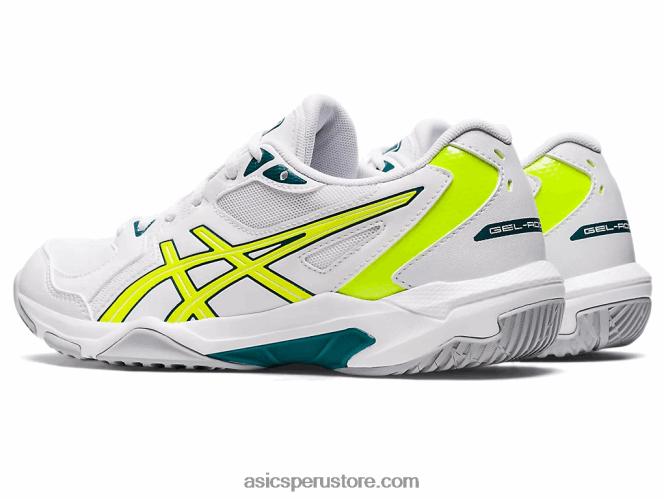 RPVB2808 blanco/amarillo de seguridad Asics gel-cohete 10