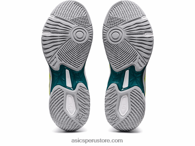 RPVB2808 blanco/amarillo de seguridad Asics gel-cohete 10