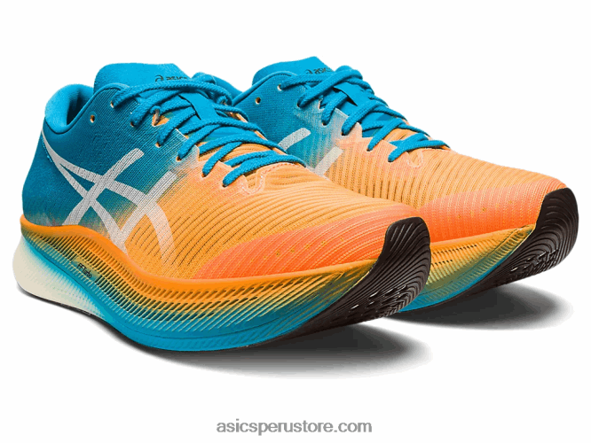 RPVB281 naranja pop/azul isla Asics cielo de metavelocidad