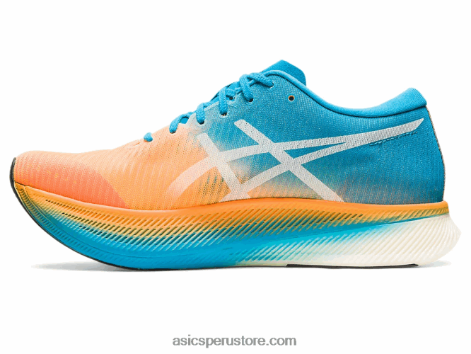 RPVB281 naranja pop/azul isla Asics cielo de metavelocidad