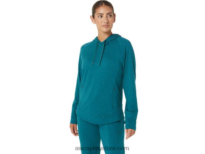 RPVB2820 tinte espacial de pino terciopelo Asics sudadera con capucha de tecnología para mujer