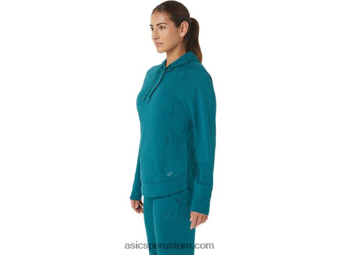 RPVB2820 tinte espacial de pino terciopelo Asics sudadera con capucha de tecnología para mujer