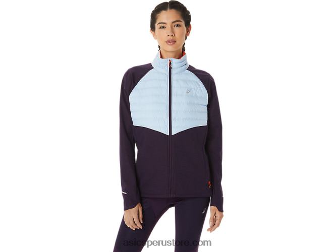 RPVB2825 sombra de noche brezo/cielo suave Asics chaqueta de correr de invierno para mujer