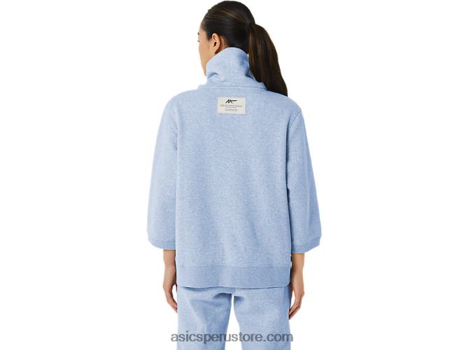 RPVB2841 cielo suave brezo Asics w Sunday sana capucha de vellón