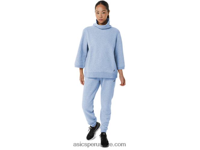 RPVB2841 cielo suave brezo Asics w Sunday sana capucha de vellón