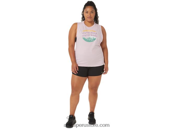RPVB2842 apenas rosa Asics Camiseta sin mangas de montaña para mujer