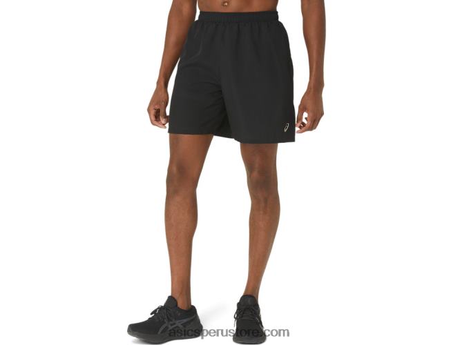 RPVB287 rendimiento negro Asics pantalón corto 20 pr lyte de 7 pulgadas para hombre