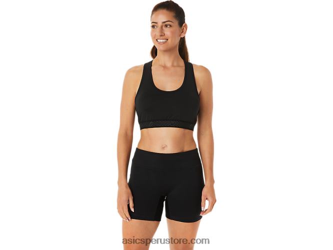 RPVB2875 rendimiento negro Asics sujetador con relleno circuit ii para mujer