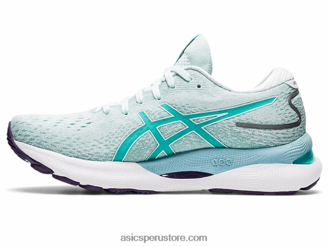 RPVB2877 calmante mar/vidrio de mar Asics gel-nimbus 24 de ancho