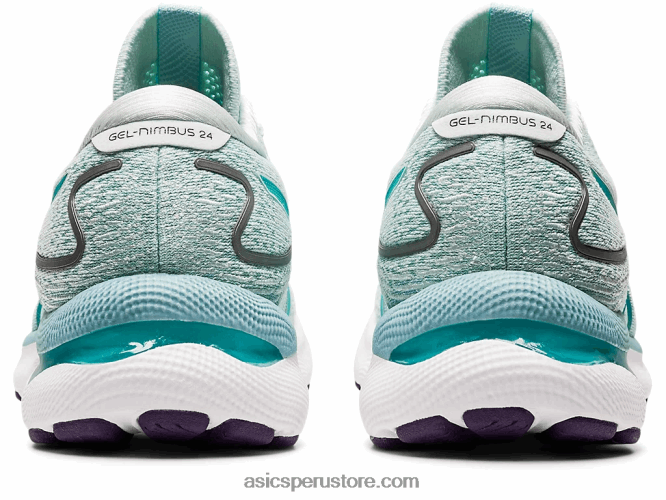 RPVB2877 calmante mar/vidrio de mar Asics gel-nimbus 24 de ancho