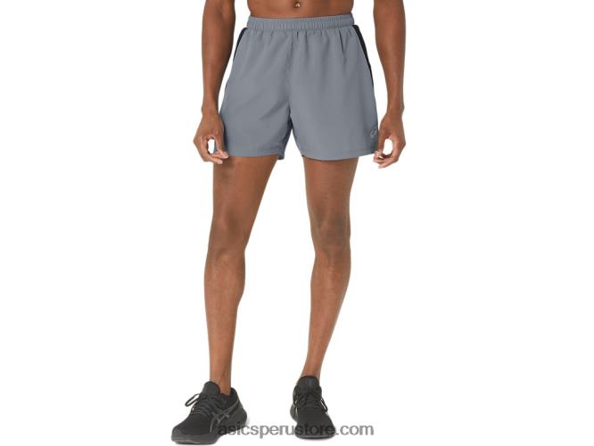 RPVB293 hoja de roca/rendimiento negro Asics 5in pr lyte short 20 para hombre