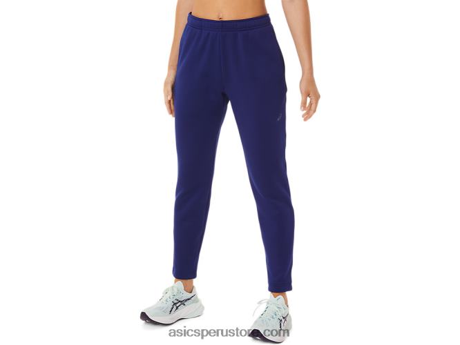 RPVB2936 buceo azul Asics pantalón de mujer de punto cepillado