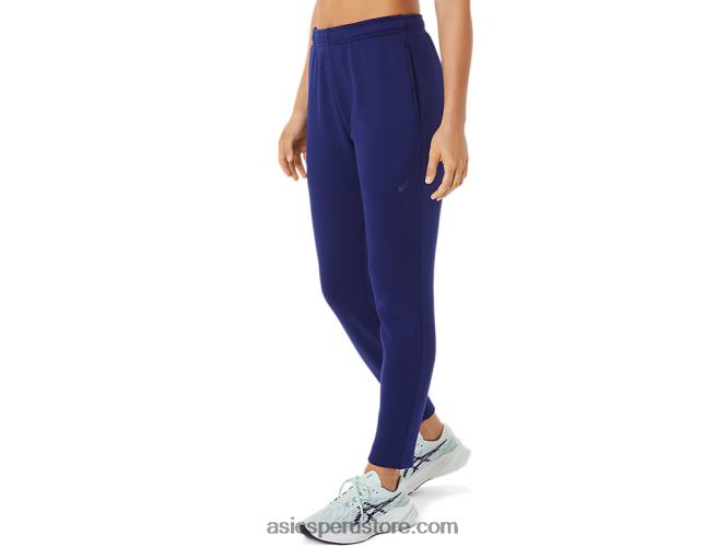 RPVB2936 buceo azul Asics pantalón de mujer de punto cepillado