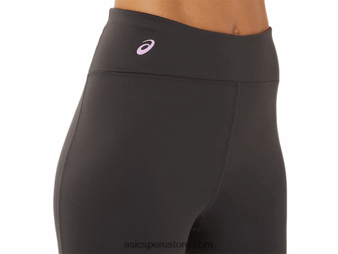 RPVB2946 gris obsidiana Asics mallas con estampado de logo para mujer