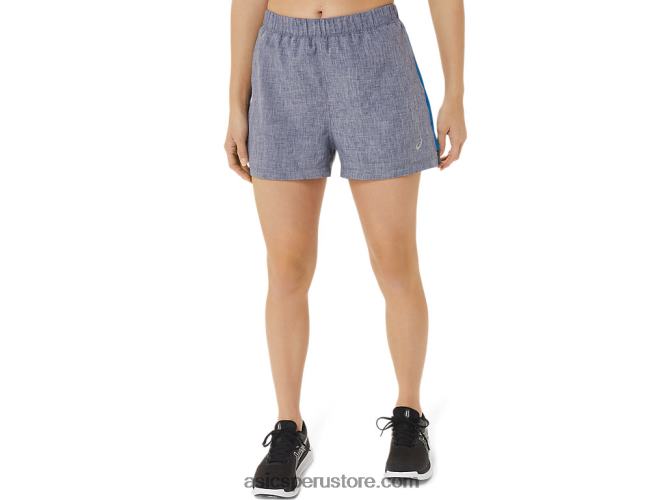 RPVB2947 unidad de brezo/lago Asics pantalones cortos de 3 pulgadas para mujer