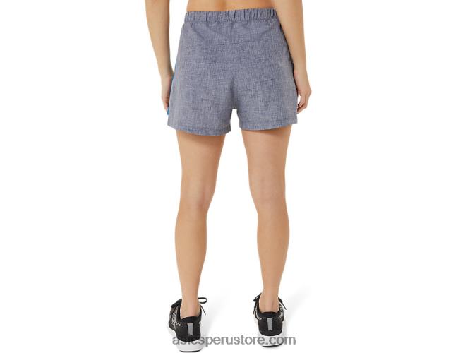 RPVB2947 unidad de brezo/lago Asics pantalones cortos de 3 pulgadas para mujer